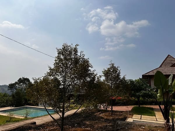 Jual Villa besar 2 lantai di dalam kebun durian bawor siap berbuah